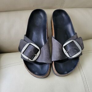Birkenstock Madrid Big Buckle Oiled Leather